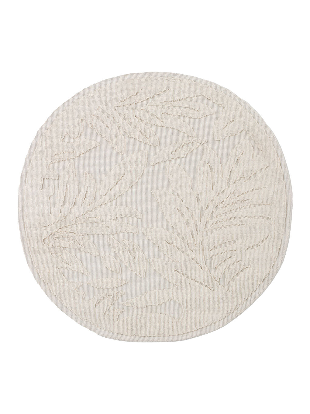 Tapis de bain rond à motifs 90x90 cm-5