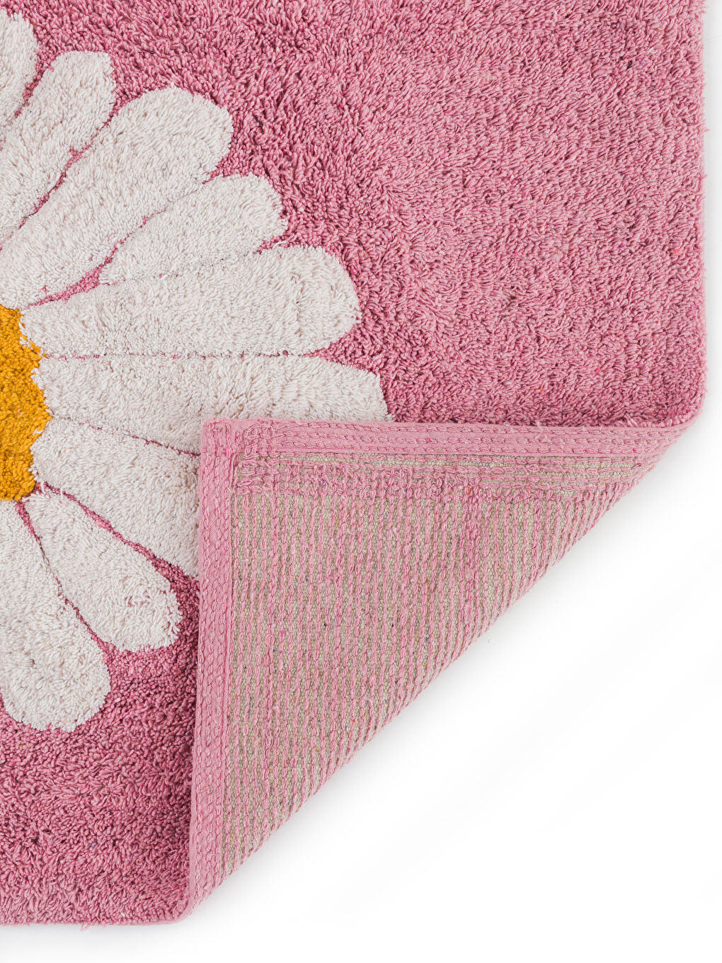 Tapis de bain brodé floral 50x80 cm-3