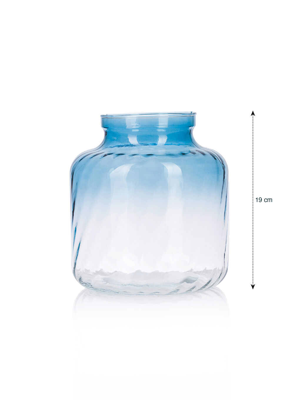 Decorative Glass Vase 19 cm -S4H970Z8-LQQ