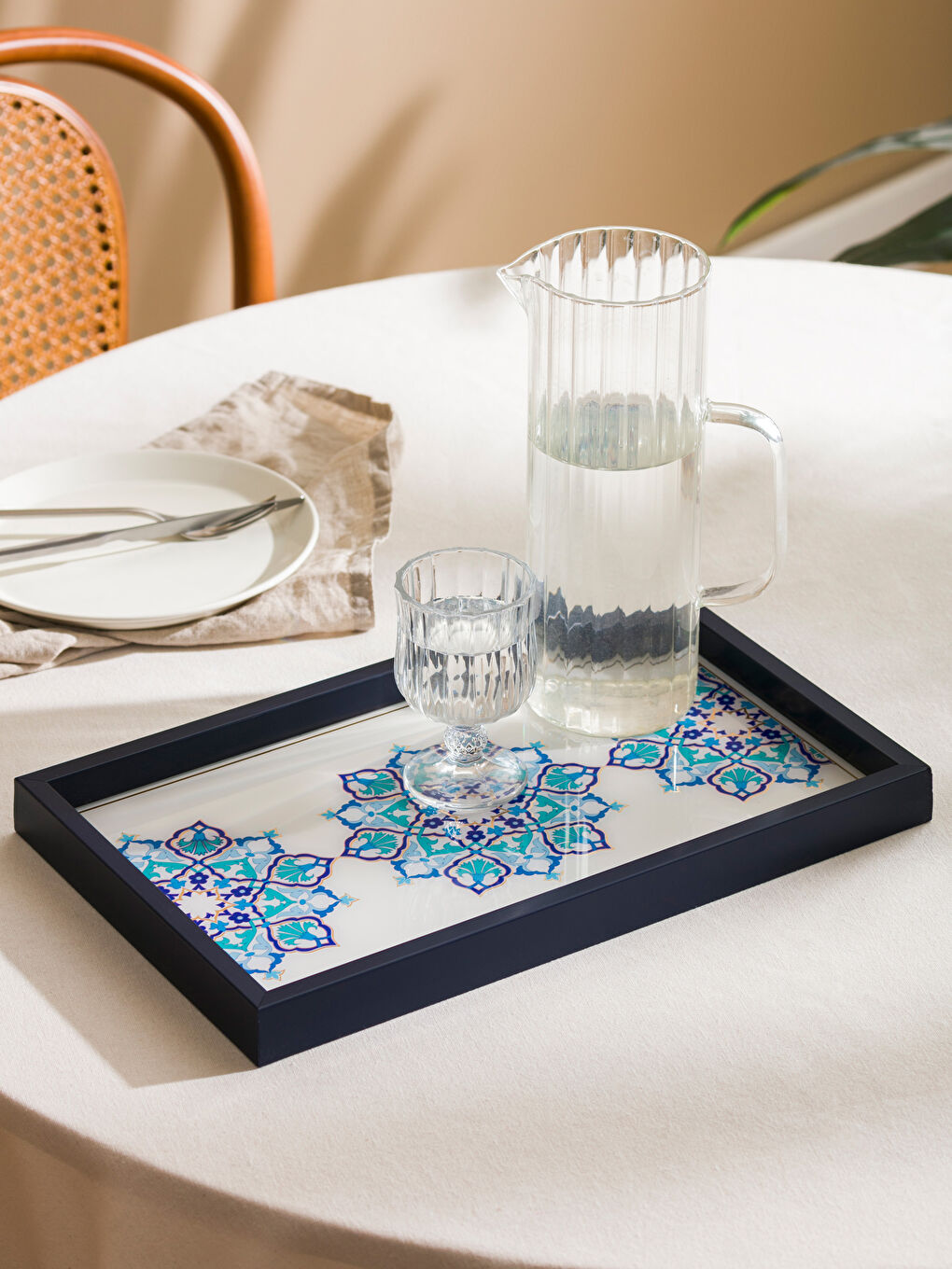 LCW HOME Dekoratives Glas-Tablett 25x40 cm -S4HC19Z8-LQQ