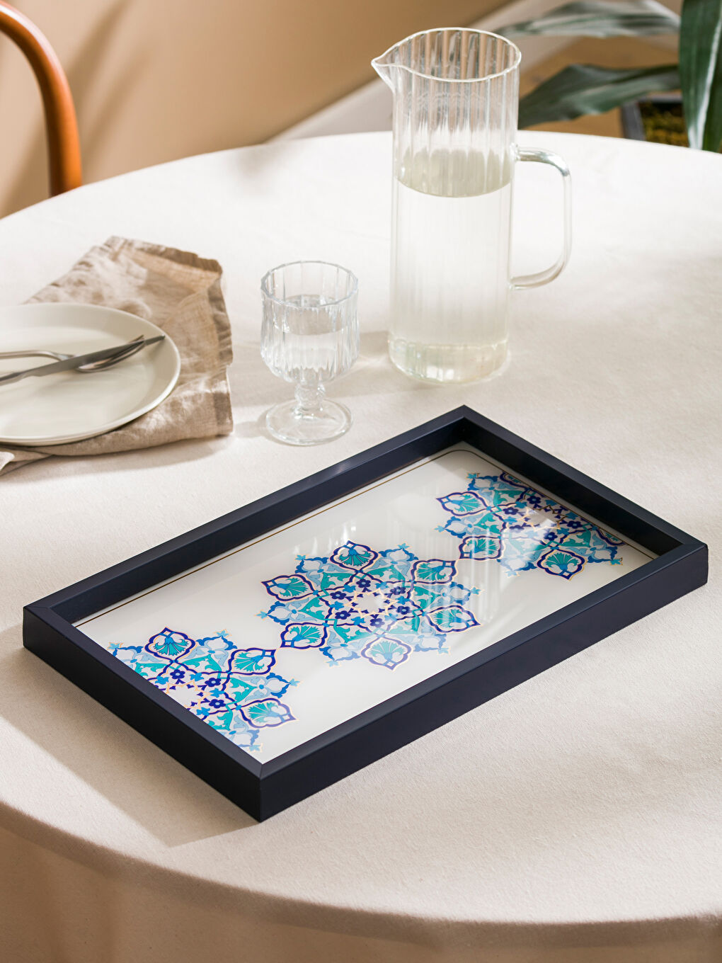 LCW HOME Dekoratives Glas-Tablett 25x40 cm -S4HC19Z8-LQQ