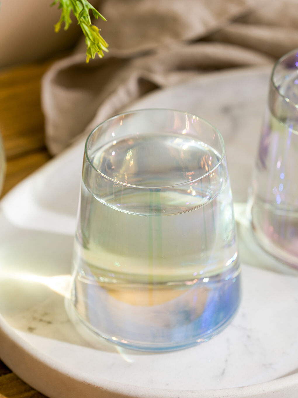 Renksiz Cam Su Bardağı 2'li 380 ml-2