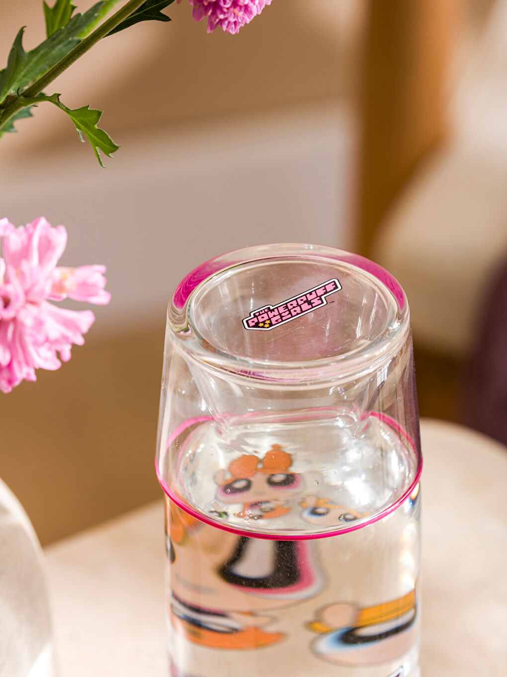 LCW HOME Powerpuff Girls Printed Glass Pitcher 700 ml -S4HC91Z8-F9C