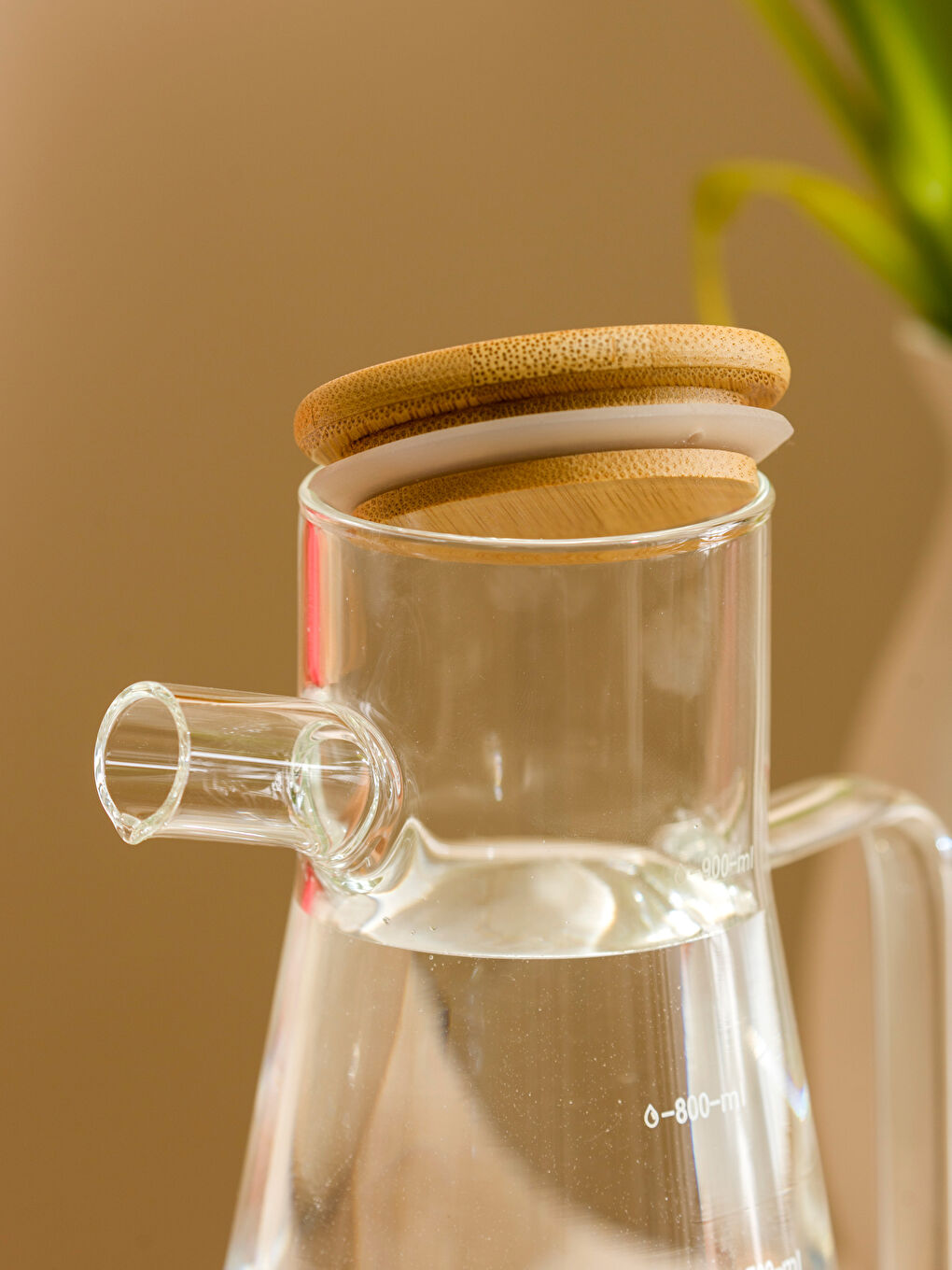 Renksiz Cam Yağdanlık 900 ml-2