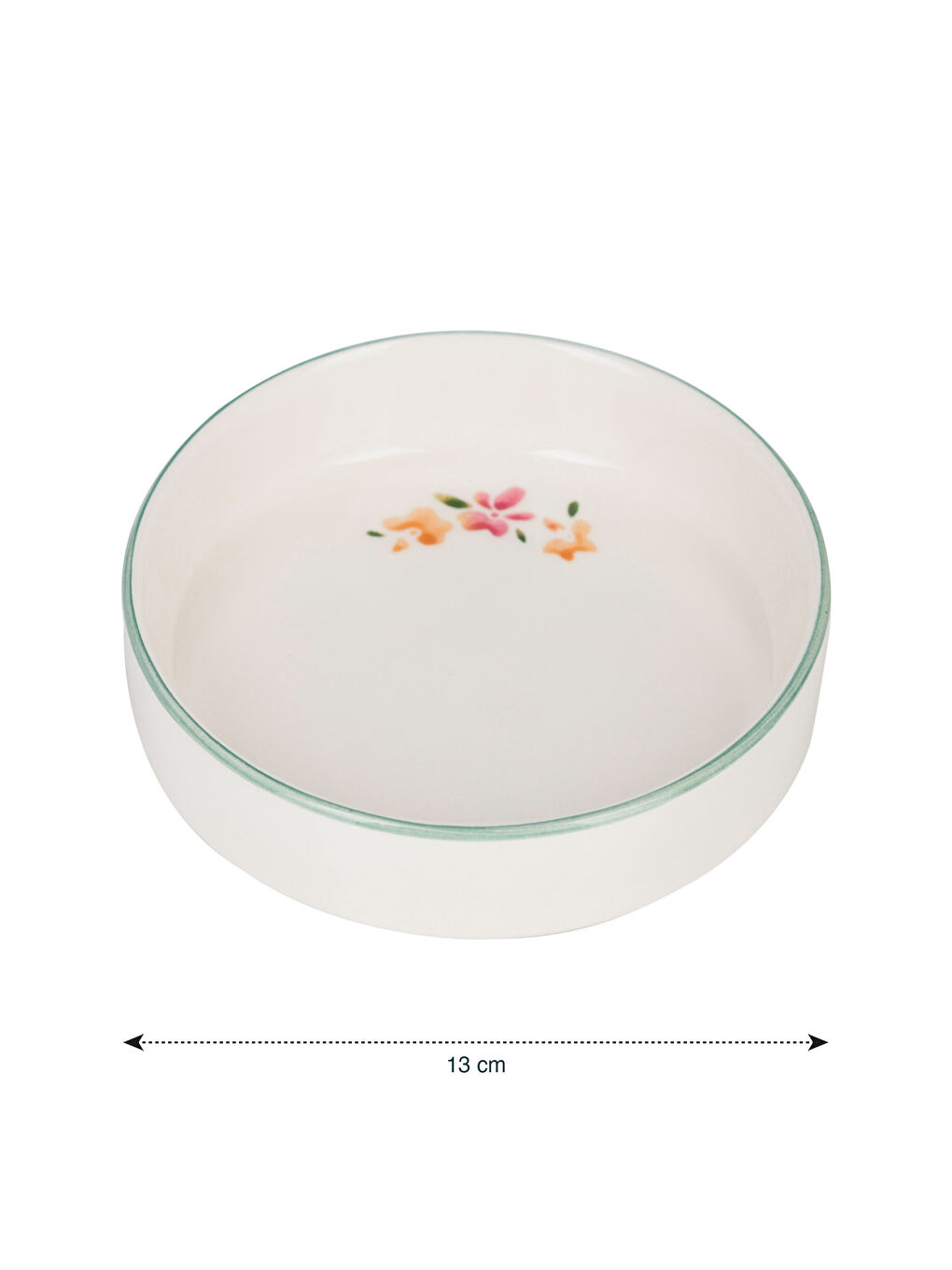 Flower Printed Ceramic Bowl Set-4