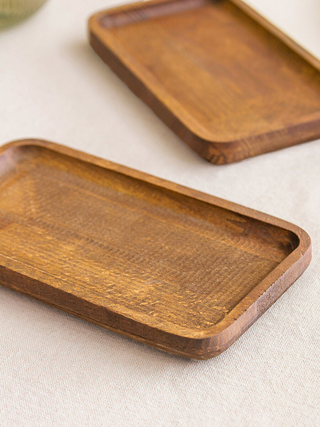 Wooden Serving Tray 2 Pack 20 cm-3