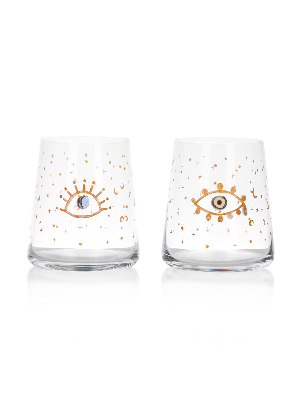 LCW HOME Göz Baskılı Cam Bardak 3'lü 380 ml -S4HE87Z8-F9C
