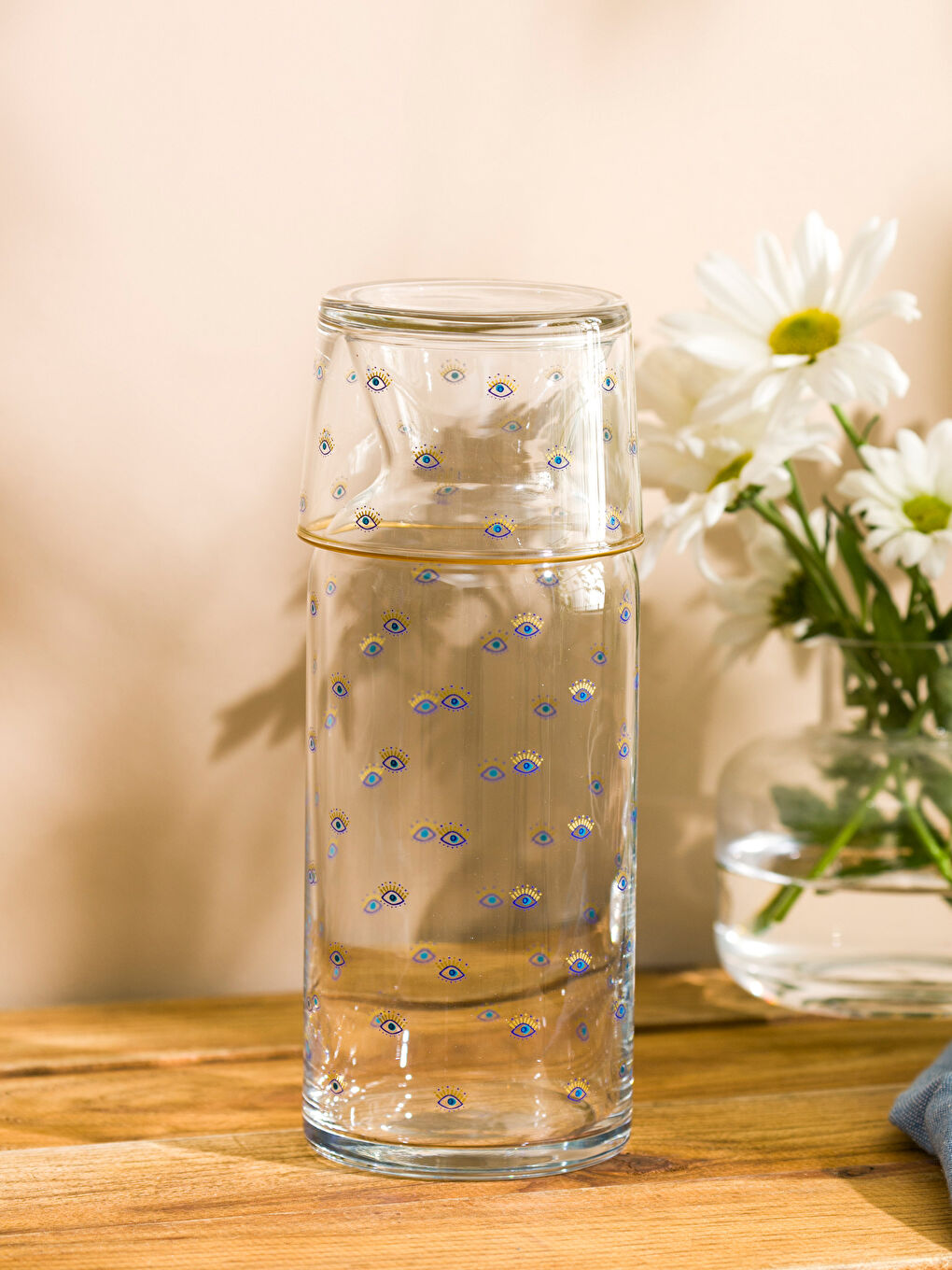 Eye Printed Glass Pitcher 700 ml-2