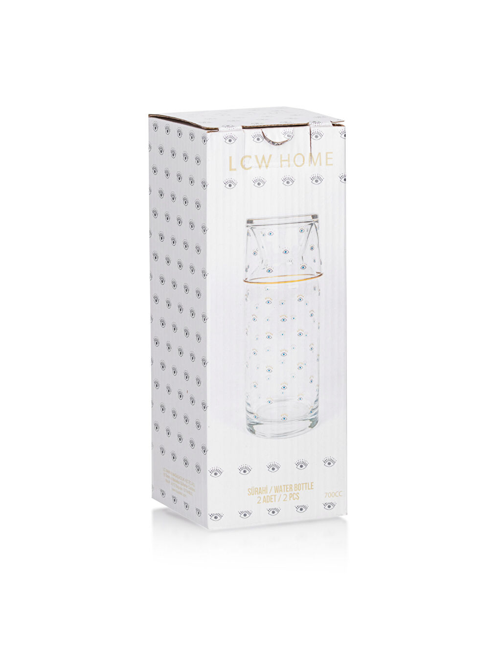 Eye Printed Glass Pitcher 700 ml-3