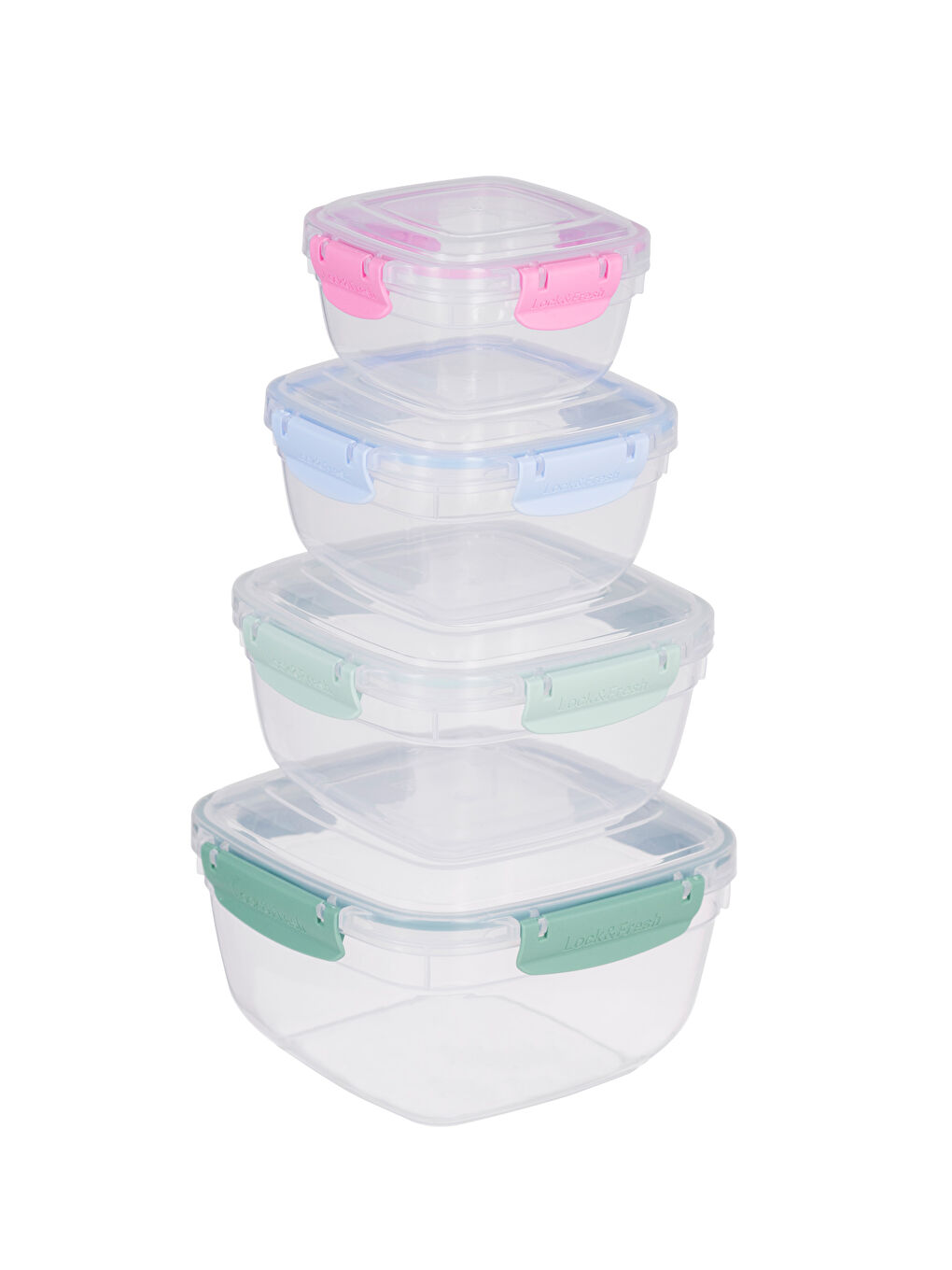 LCW HOME Lidded Storage Container 4-pack -S4HG15Z8-F9C