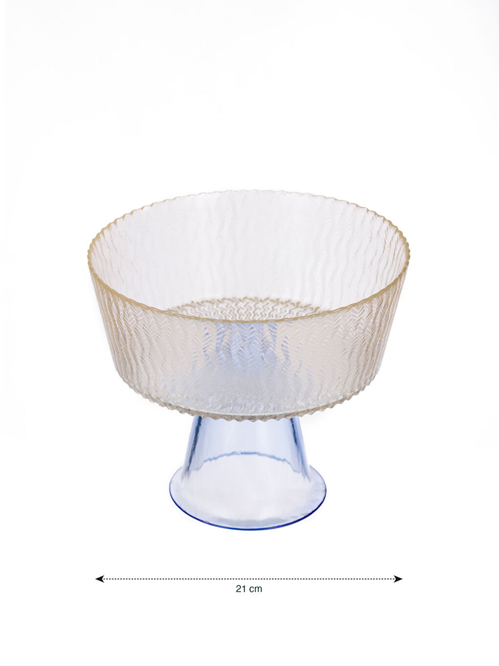 Karışık Cam Ayaklı Sunumluk 20 cm-3