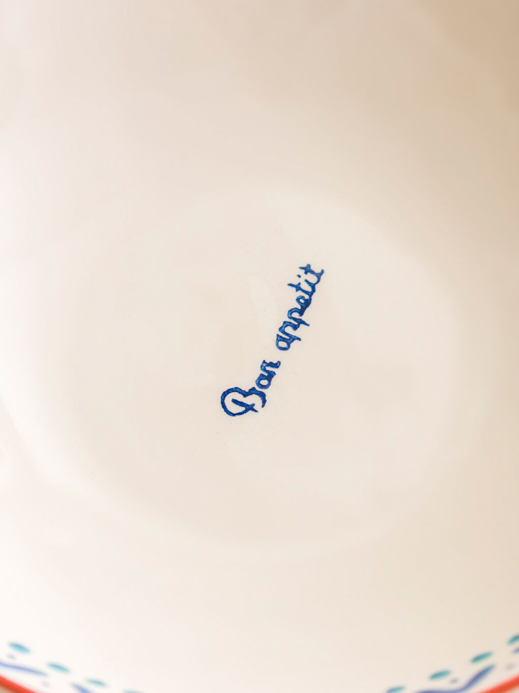 Karışık Baskılı Seramik Salata Kasesi 26 cm-2