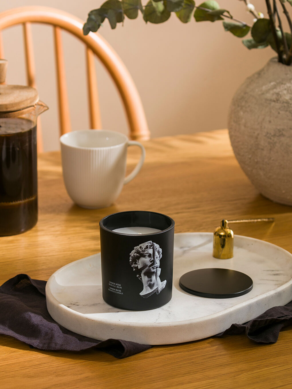 Bougie en Verre Parfumée à l'Ambre 190 g-1