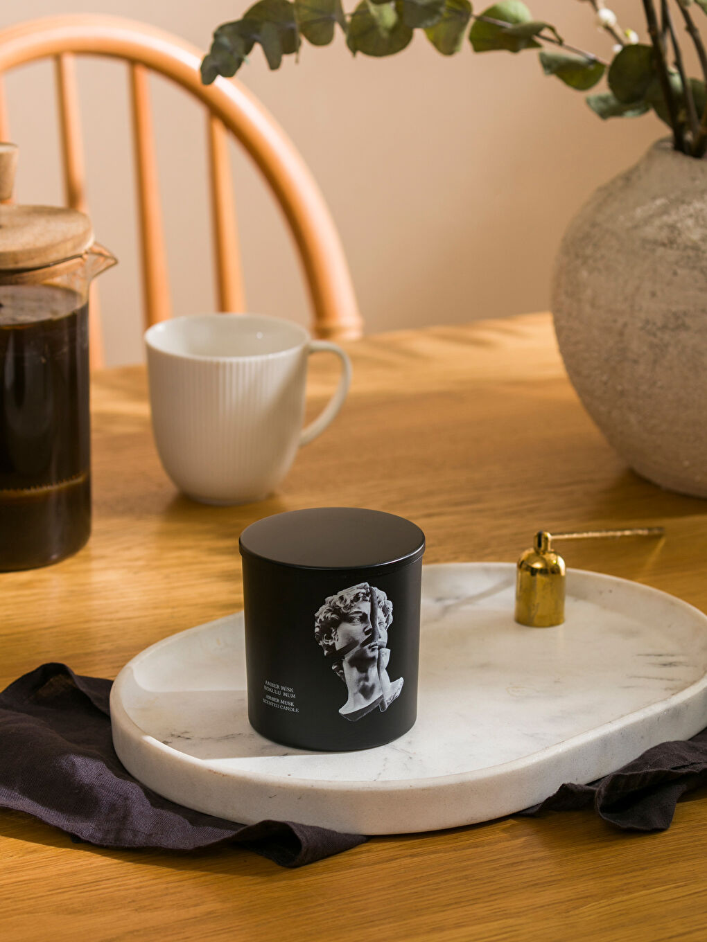 Bougie en Verre Parfumée à l'Ambre 190 g-2