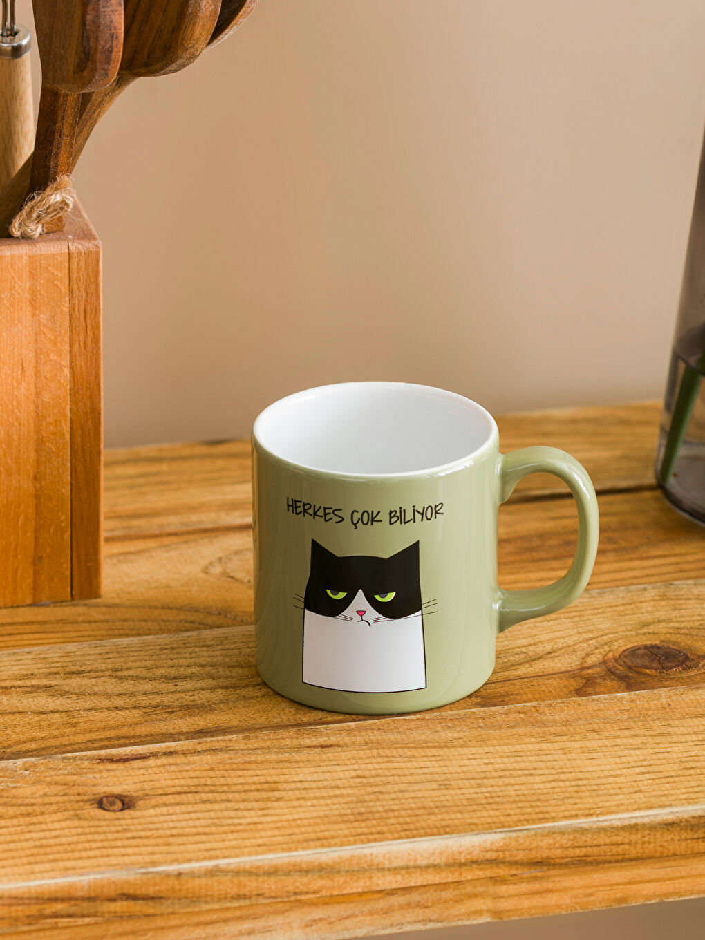 Karışık Kedi Baskılı Seramik Kupa 320 ml