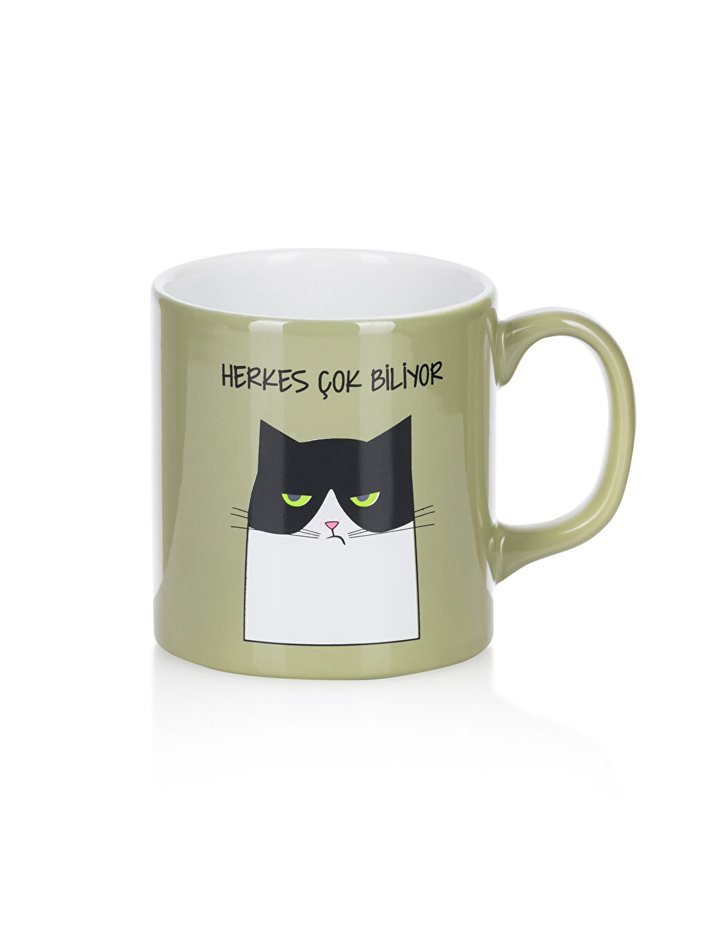 Karışık Kedi Baskılı Seramik Kupa 320 ml-4