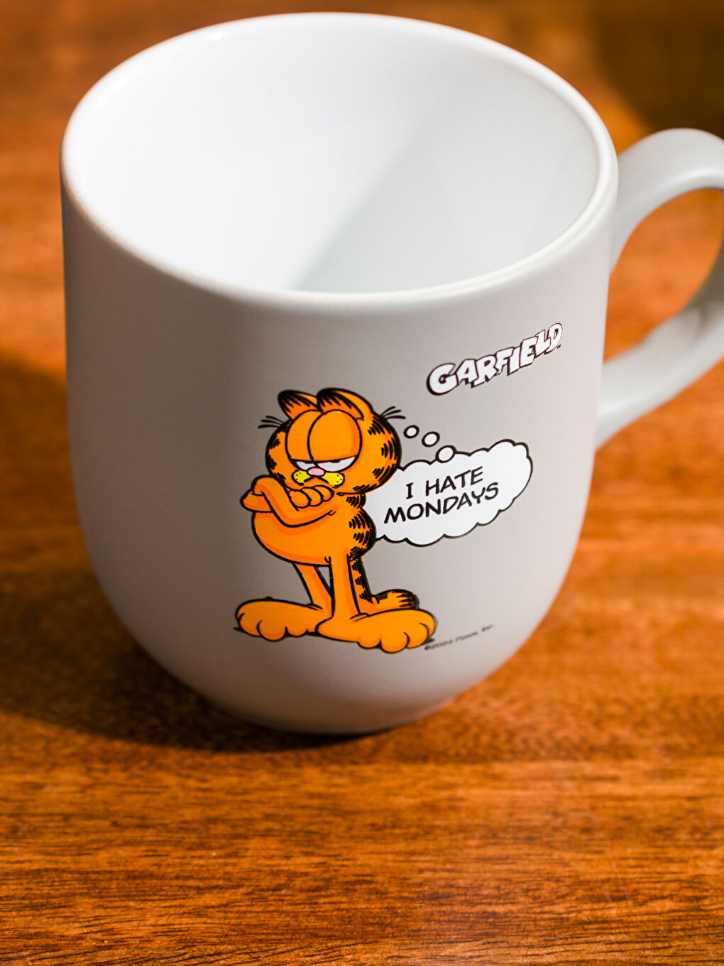 Гарфилд принтті керамикалық кубок 365 мл-2