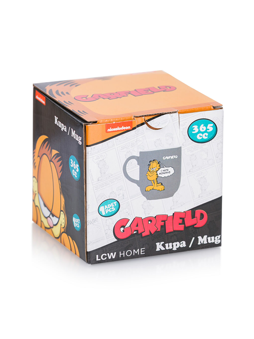 Гарфилд принтті керамикалық кубок 365 мл-3
