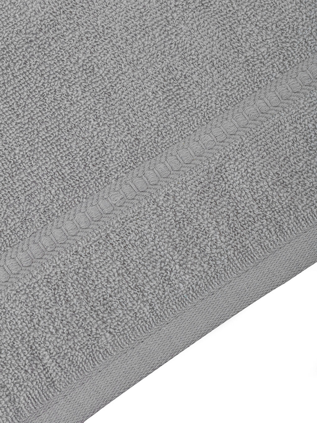 Gri Pamuklu El Havlusu Seti 3'lü-3