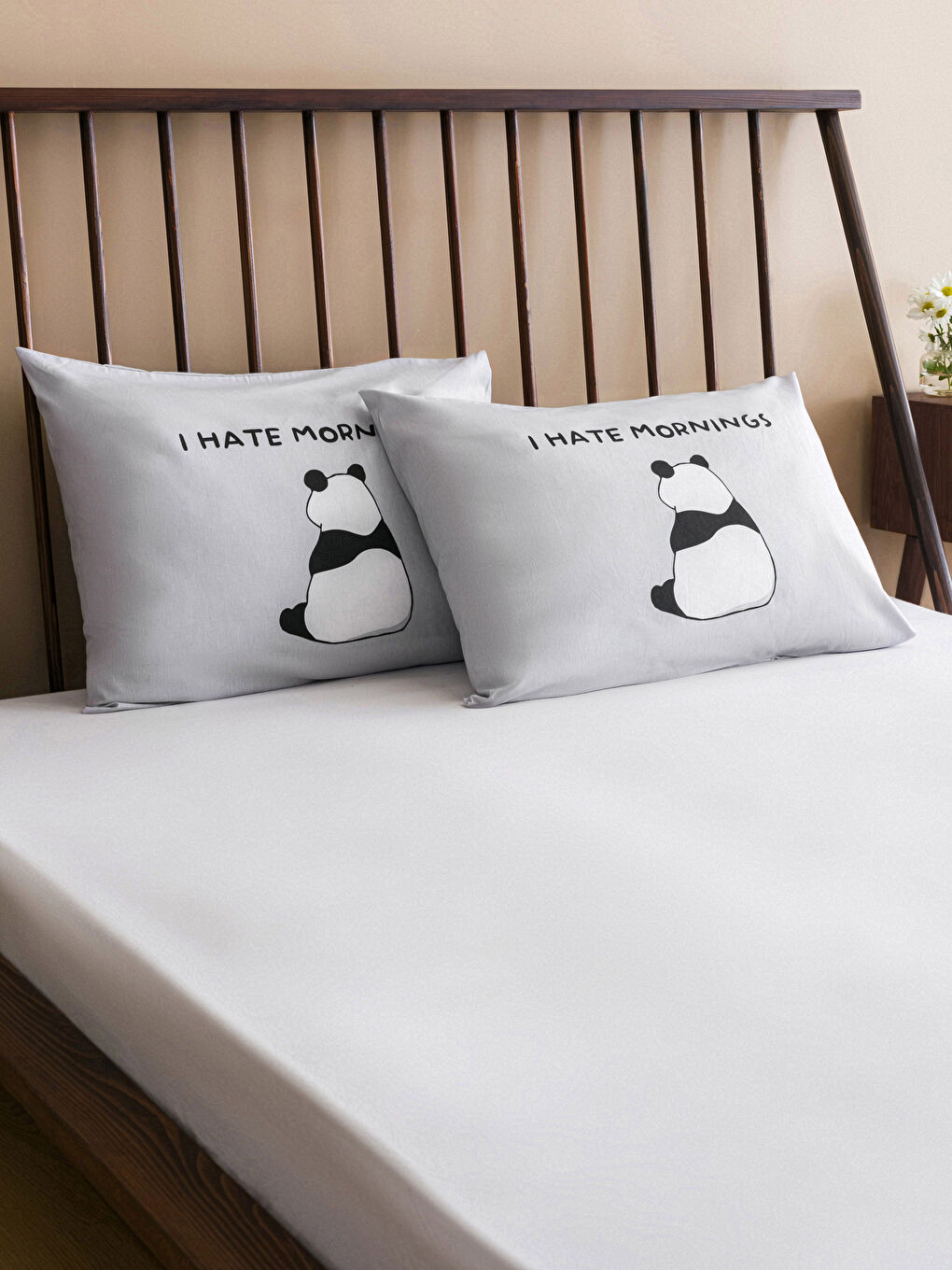 Karışık Ayıcık Baskılı Yastık Kılıfı 2'li 50x70 cm