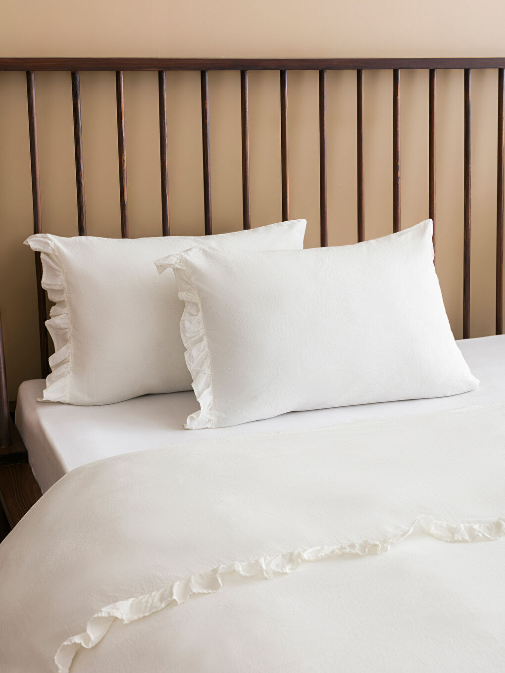 Plain Cotton Double Duvet Cover Set -S4HT46Z8-J5E