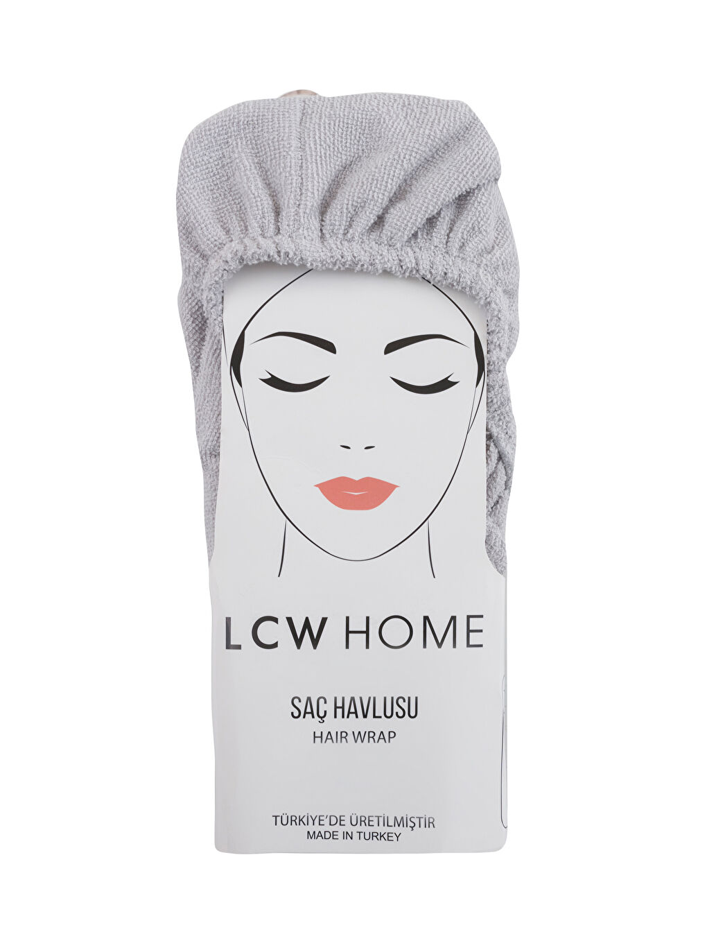 Gri Düz Saç Bonesi-2