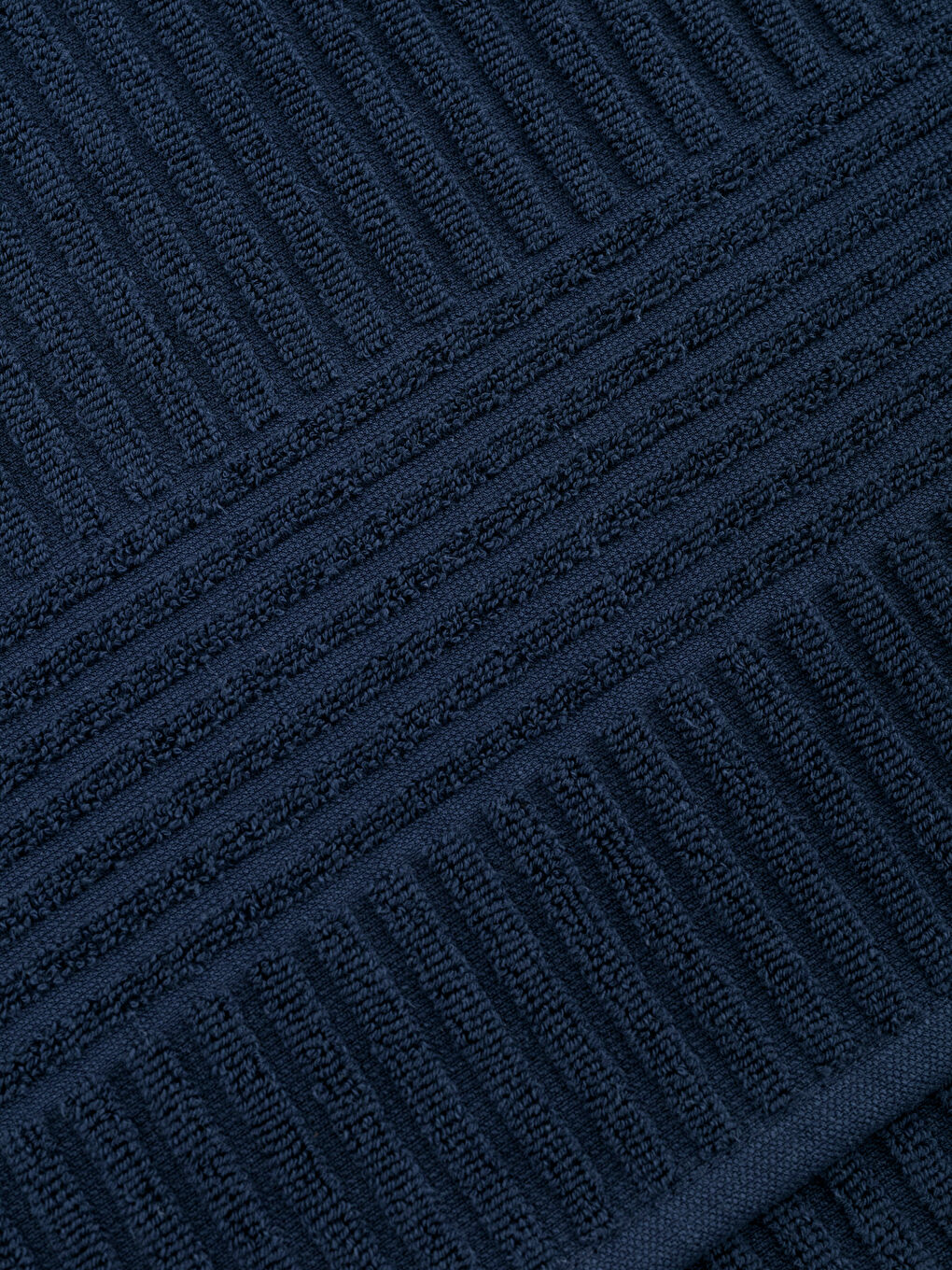 İndigo Desenli Banyo Havlusu 70x140 cm-2