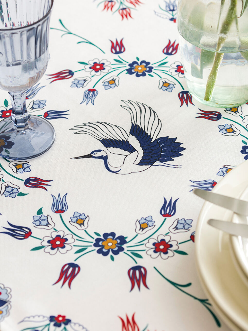 Floral Printed Runner 45x150 cm -S4I379Z8-F9C