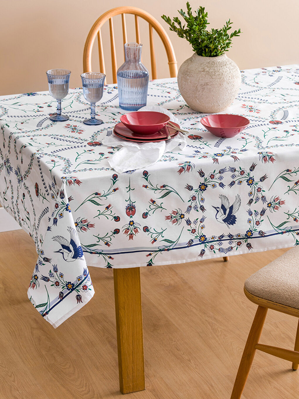 LCW HOME Printed Tablecloth 150x200 cm -S4I380Z8-F9C