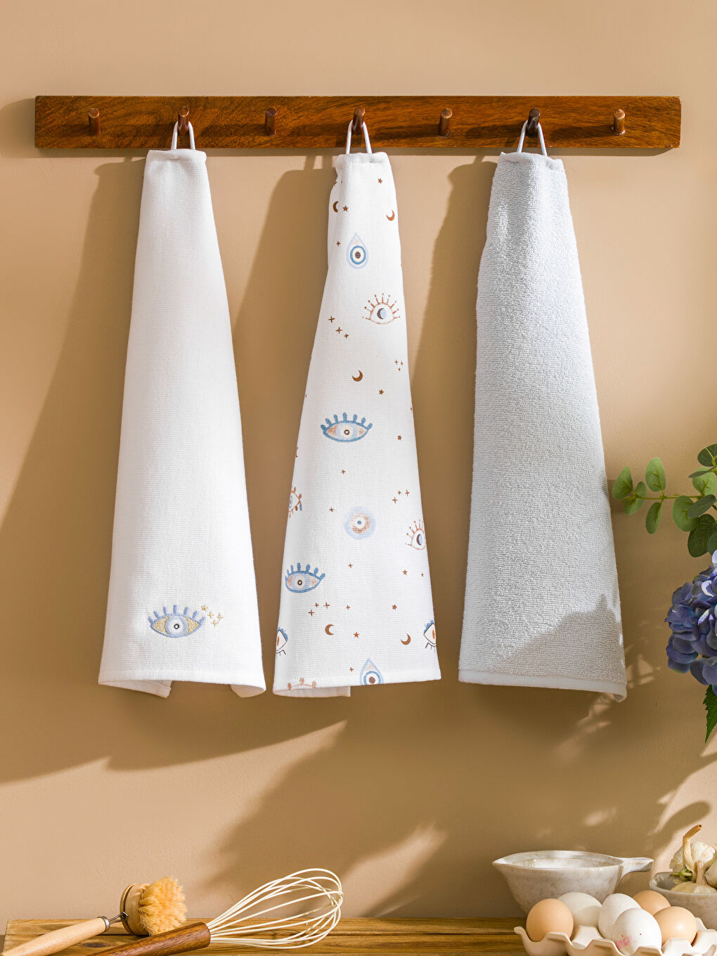 Eye Printed Tea Towel 3-packs 40x50 cm-1