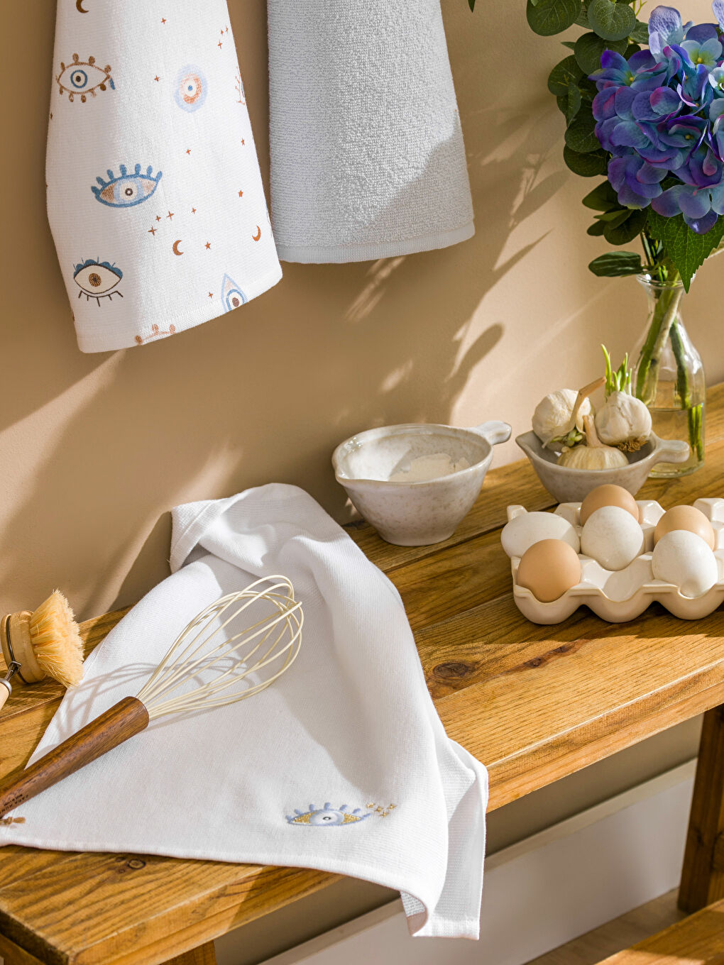 Eye Printed Tea Towel 3-packs 40x50 cm-3