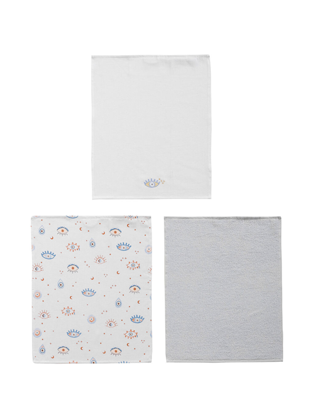 Eye Printed Tea Towel 3-packs 40x50 cm-11