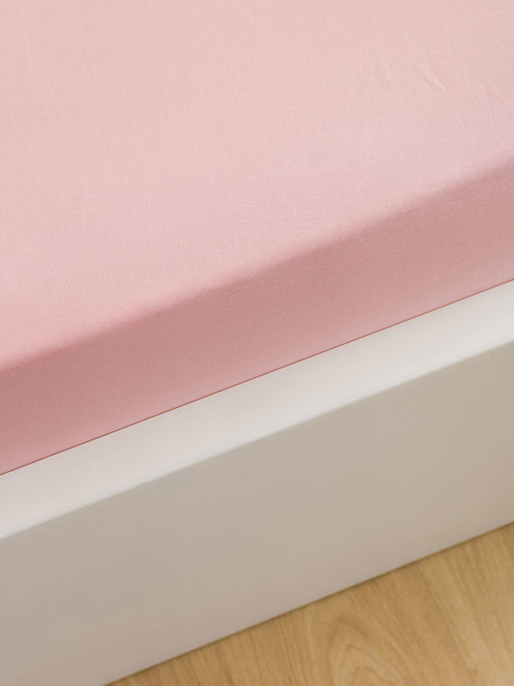 Plain Fitted Single Bed Sheet 100x200x30 cm-1