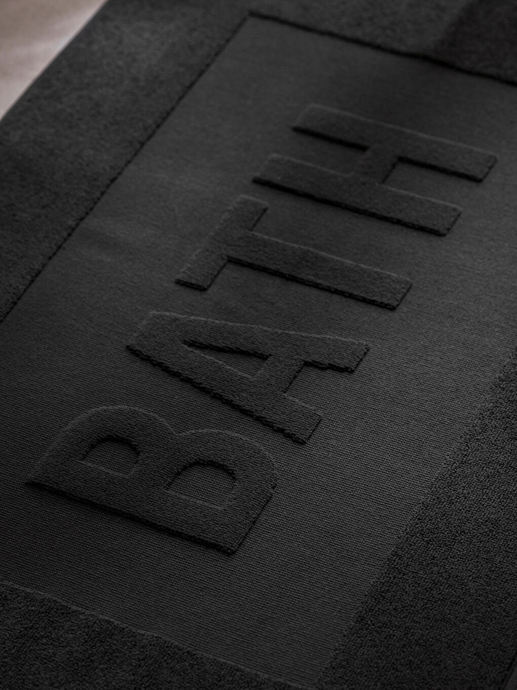 Siyah Desenli Banyo Paspası 50x70 cm-1