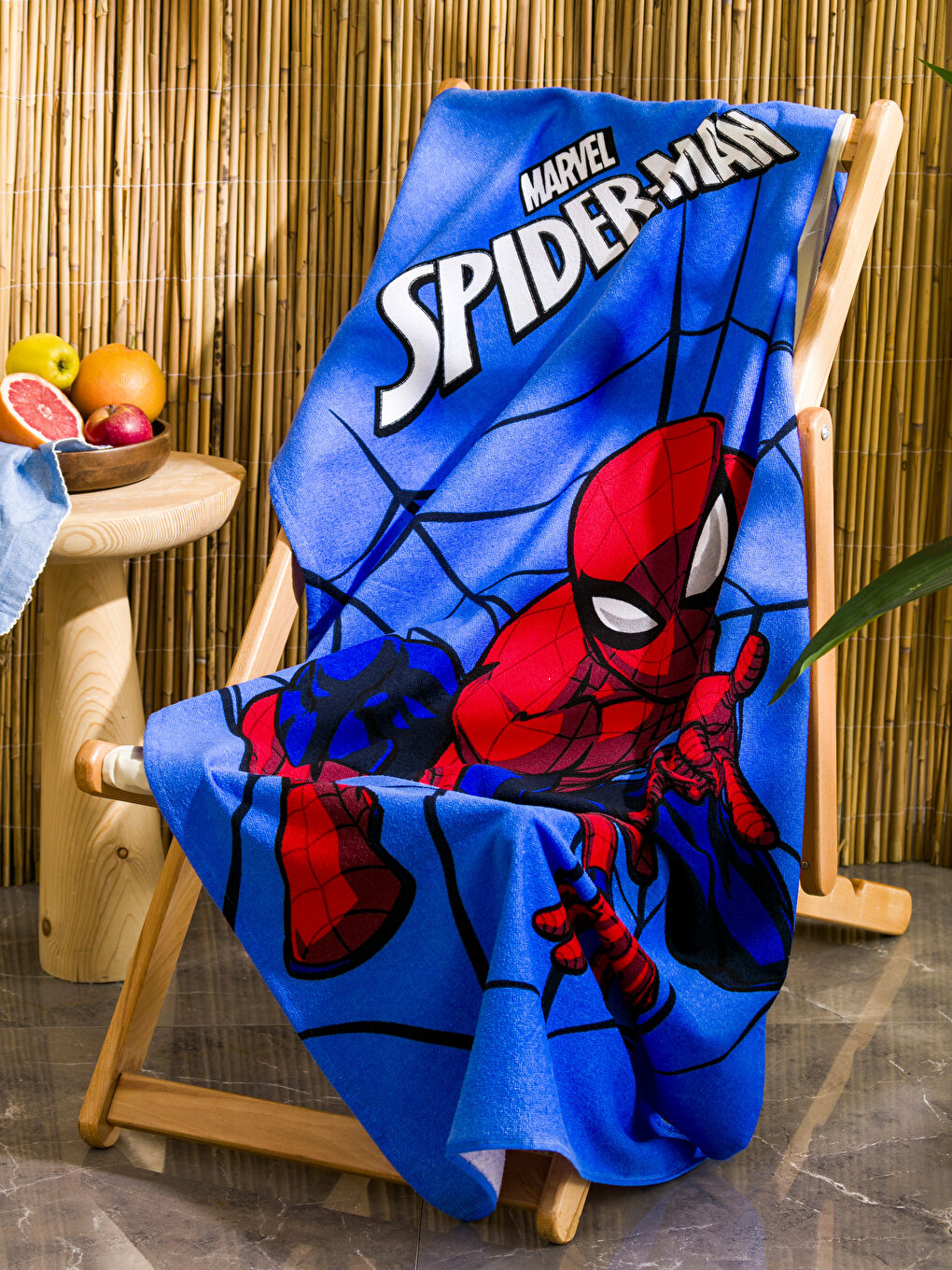 LCW ACCESSORIES Karışık Baskılı Spiderman Baskılı Erkek Plaj Havlusu