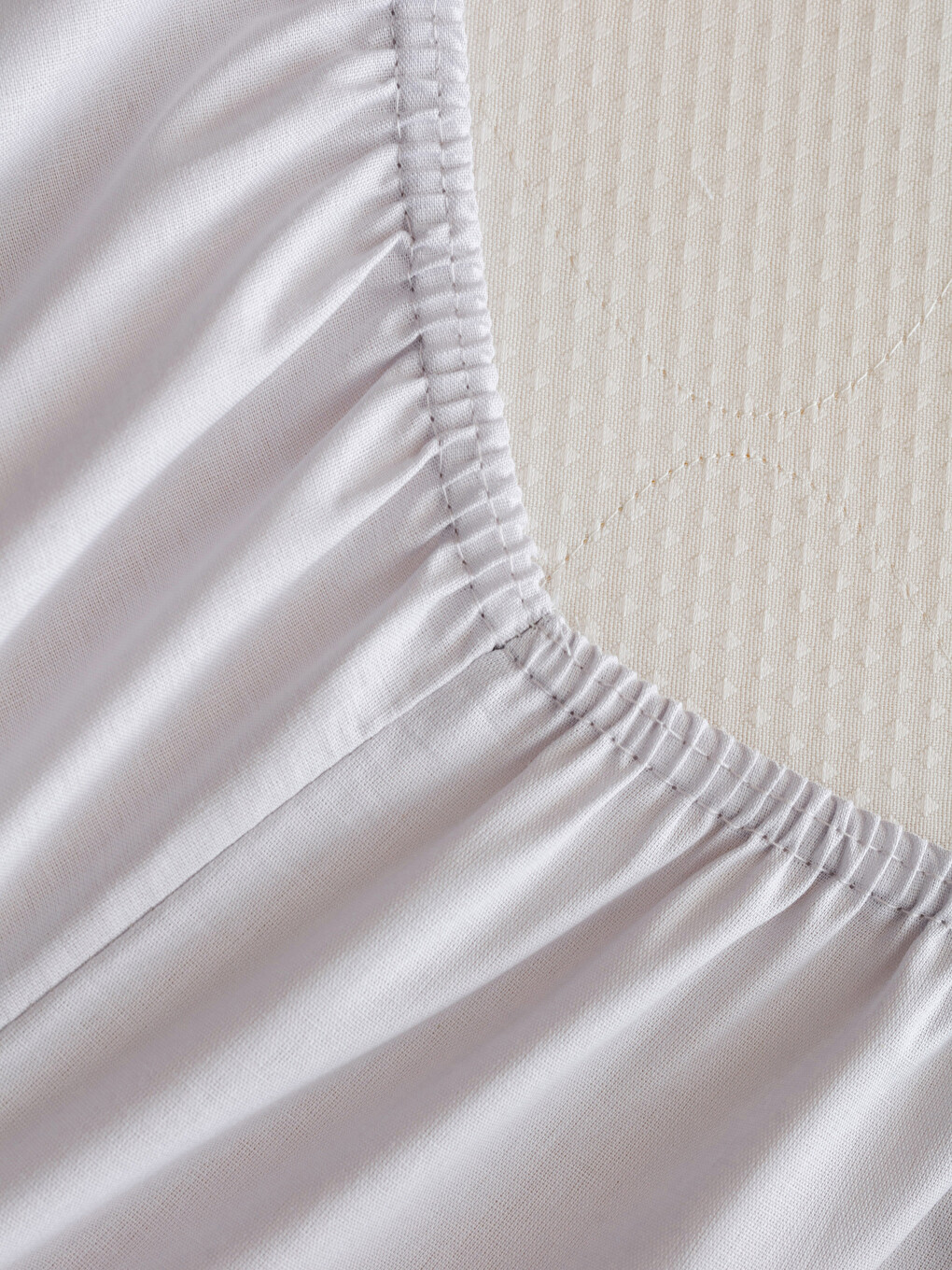 Cearșaf Dublu Elastic Din Bumbac 160x200x30 Cm-3