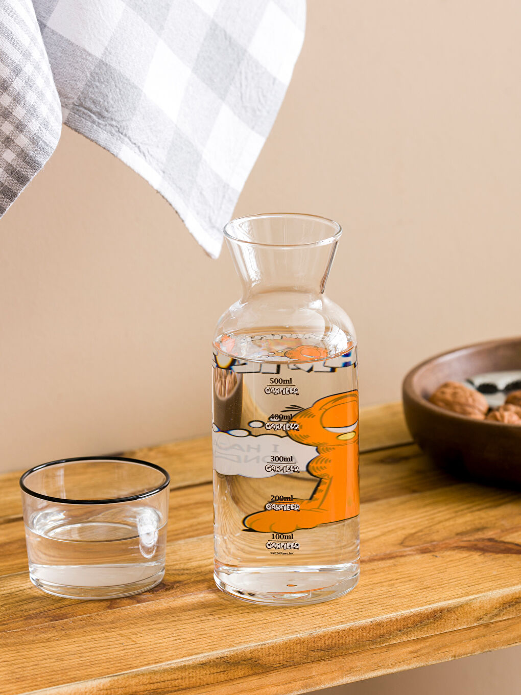 LCW HOME Garfield Printed Glass Pitcher 700 ml -S4I704Z8-F9C