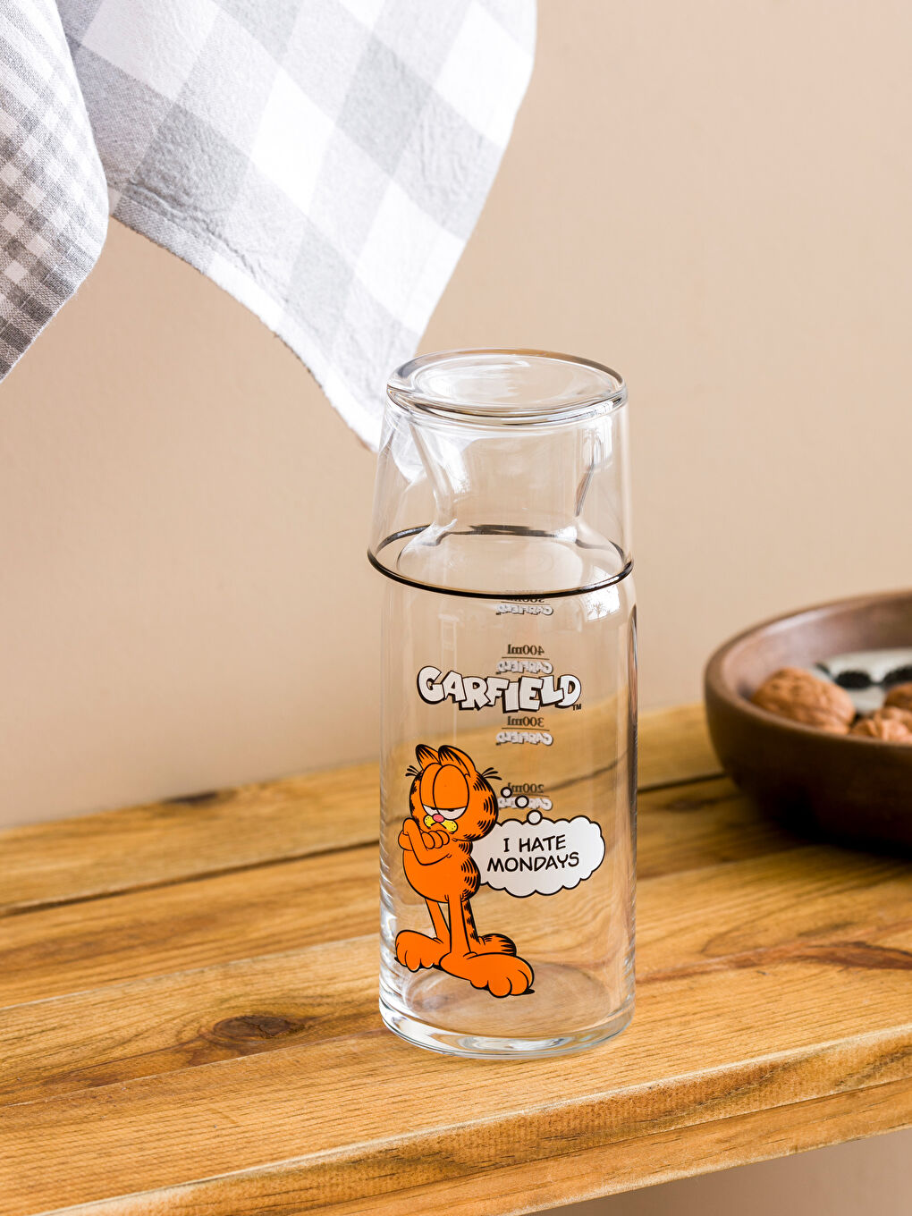 LCW HOME Garfield Printed Glass Pitcher 700 ml -S4I704Z8-F9C