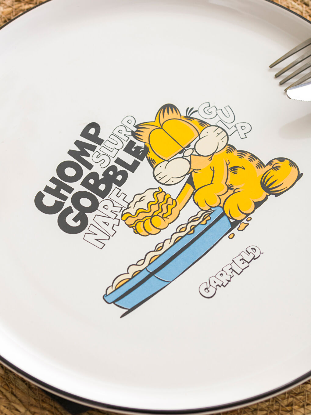 LCW HOME Karışık Baskılı Garfield Baskılı Seramik Pizza Tabağı 28 Cm - 2