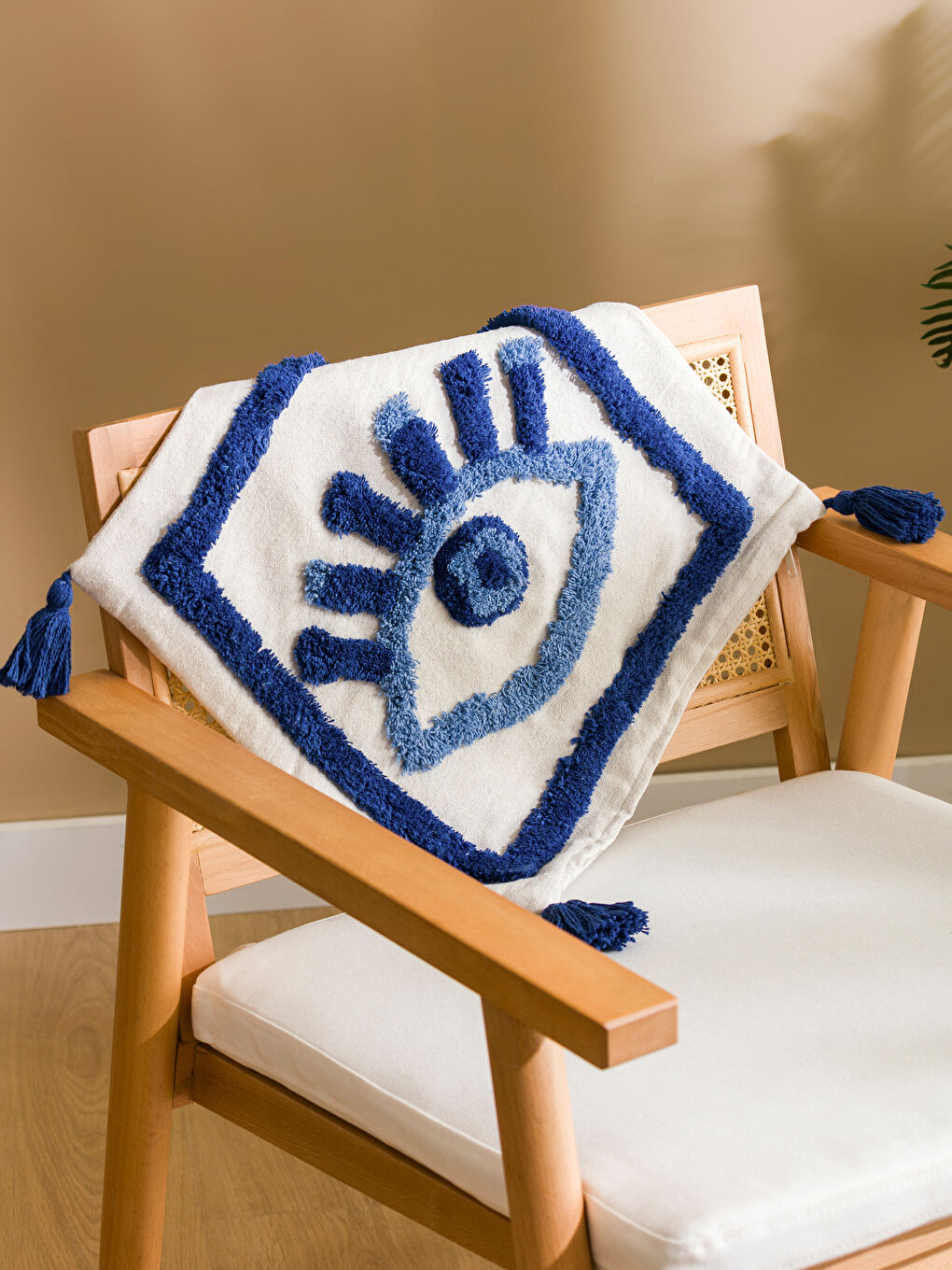 Eye Embroidered Cushion Cover 45x45 cm -S4IB87Z8-LQQ