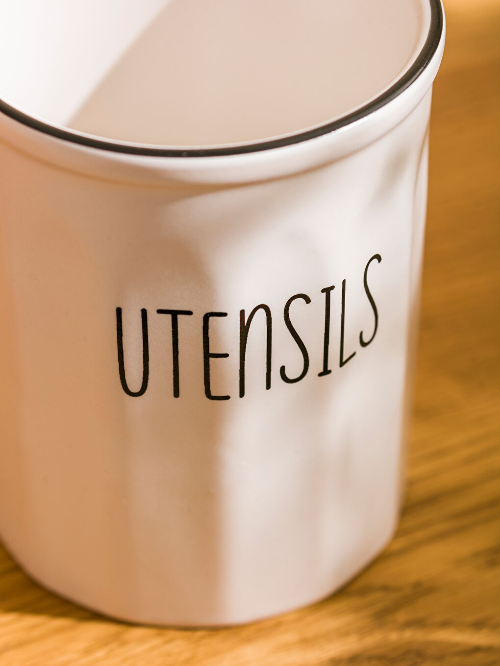 Siyah Seramik Baskılı Kaşıklık-2