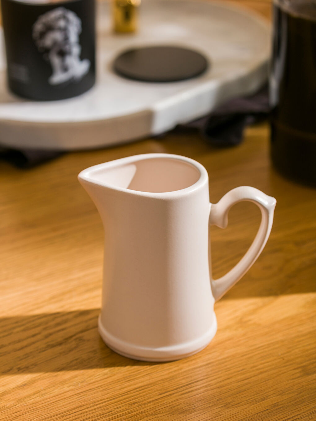 Siyah Baskılı Seramik Sütlük-1