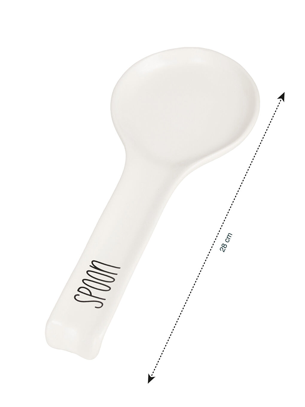 Siyah Seramik Kaşıklık 28 cm-3