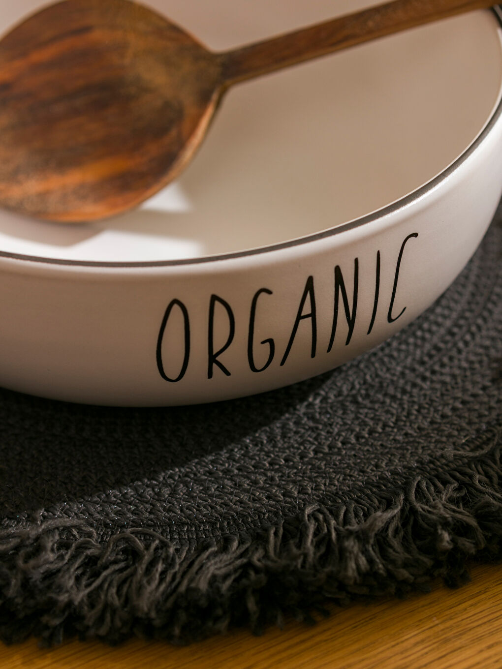 Printed Ceramic Salad Bowl 20 cm-2