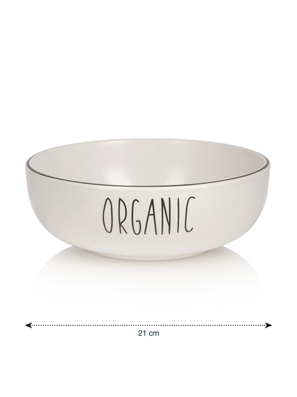 Printed Ceramic Salad Bowl 20 cm-3