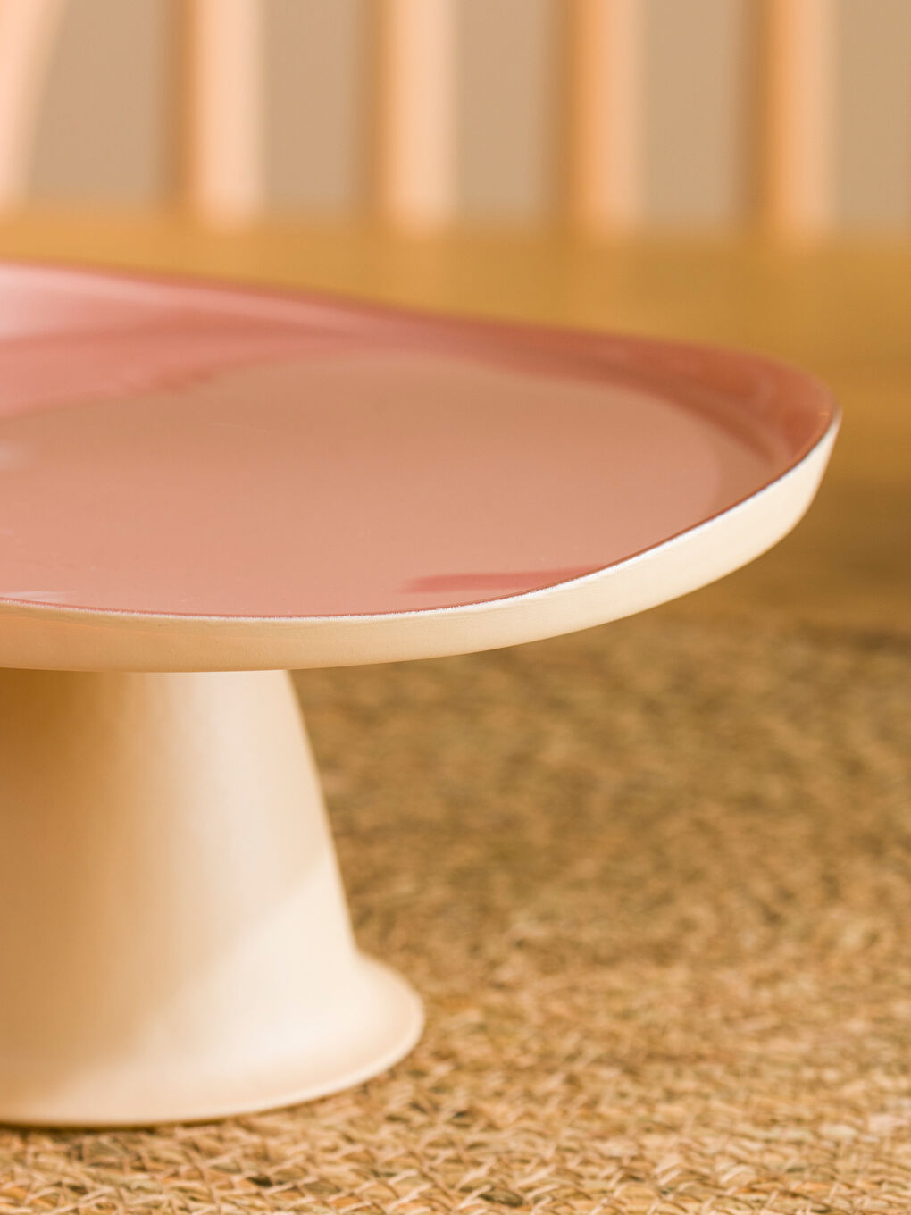 Karışık Ayaklı Cam Sunumluk 21 cm-2