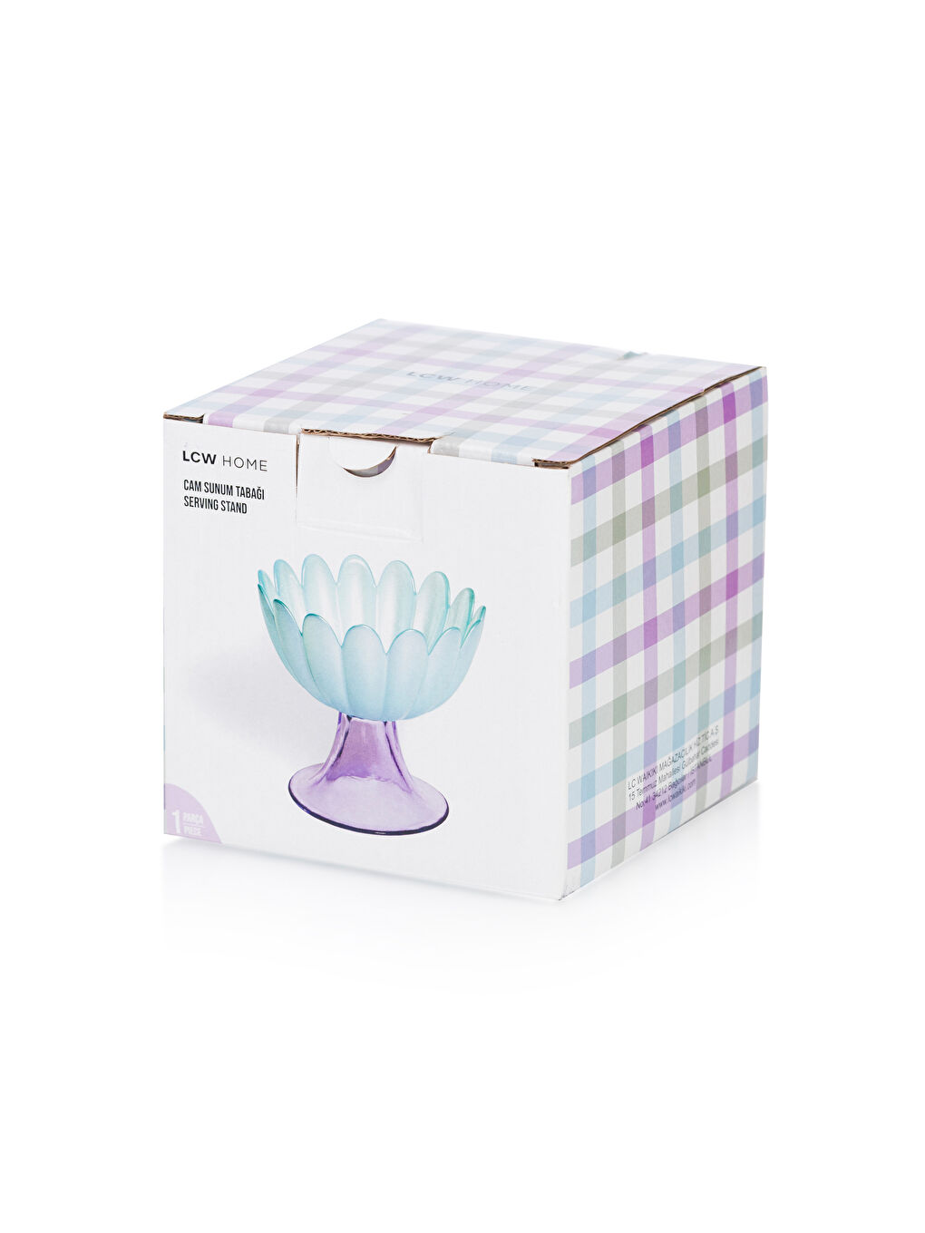 LCW HOME Glas Sockel Kuchenständer 12 cm -S4IJ23Z8-YBK
