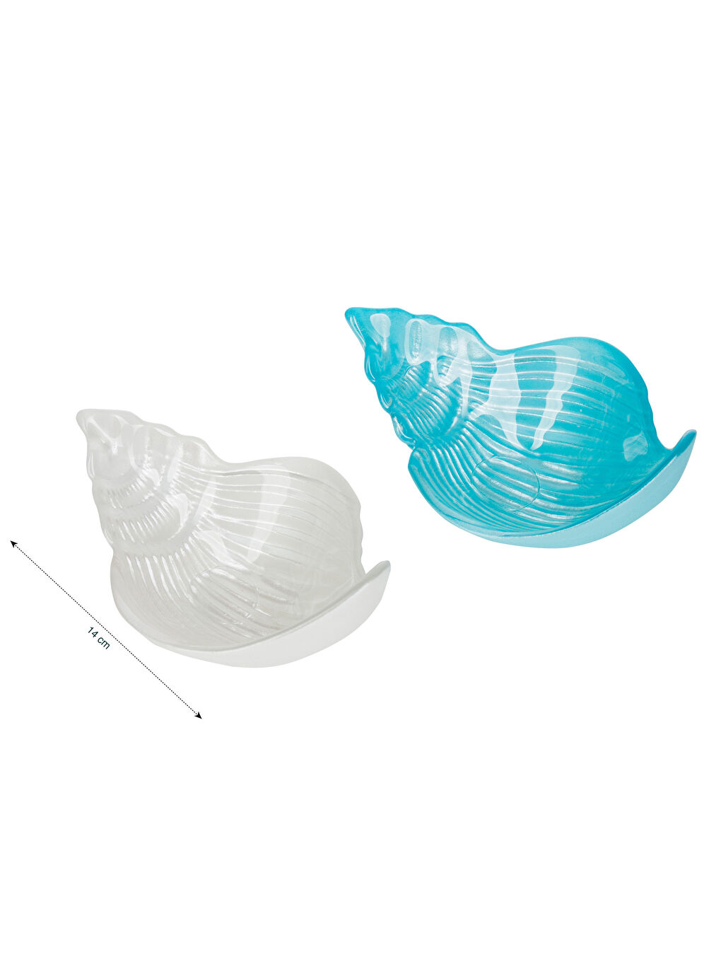Oyster-Shaped Glass Snack Bowl 2 Pack-4