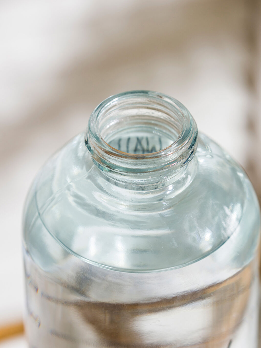 Siyah Baskılı Cam Matara 1 Lt-3