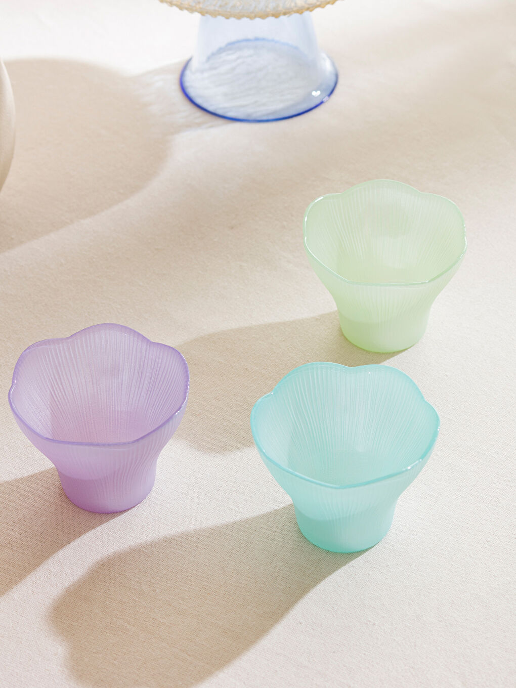 طقم بولات زجاج منقوشة ٣ قطع-1